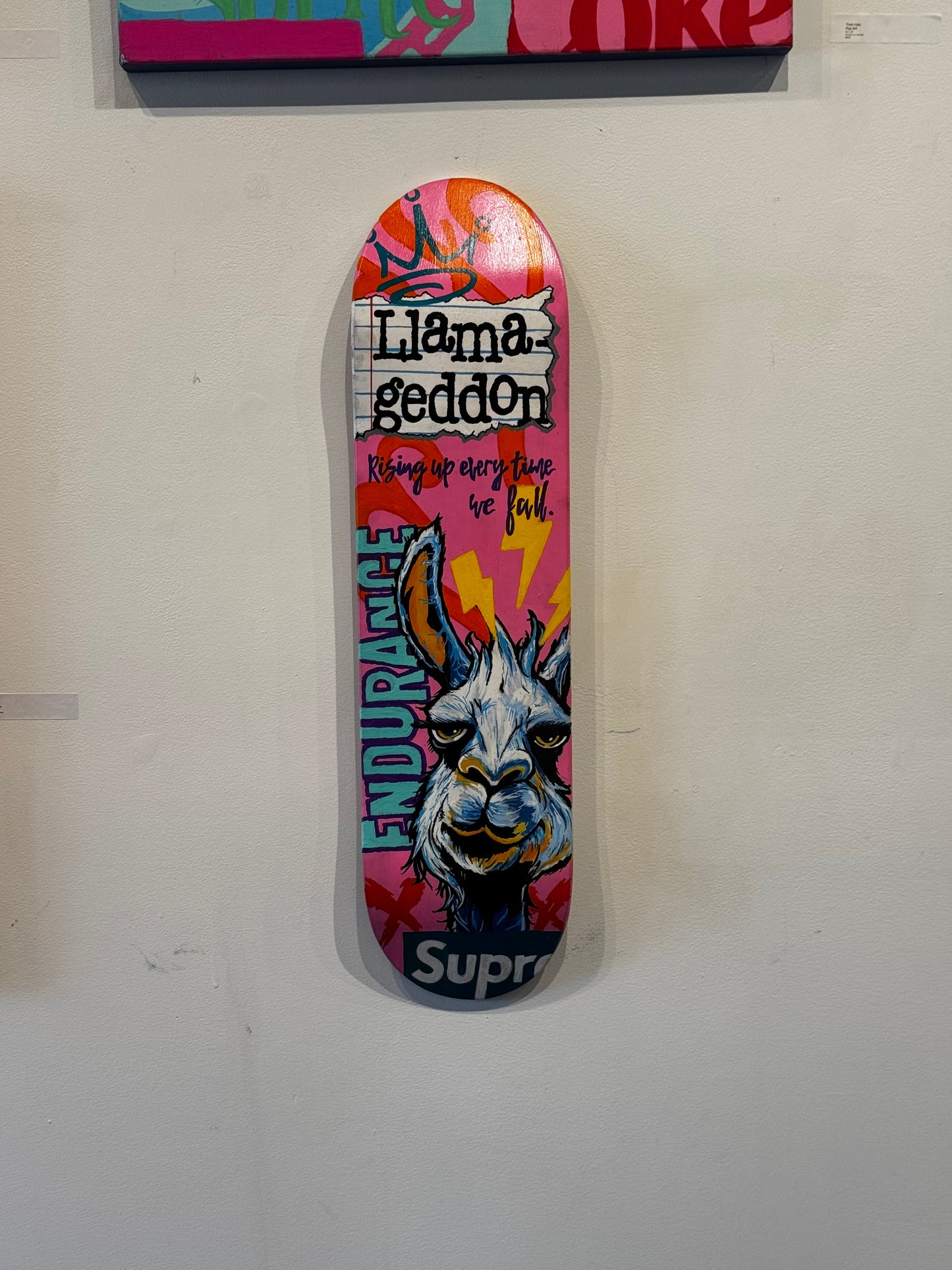 "Llama Geddon" Skatedeck