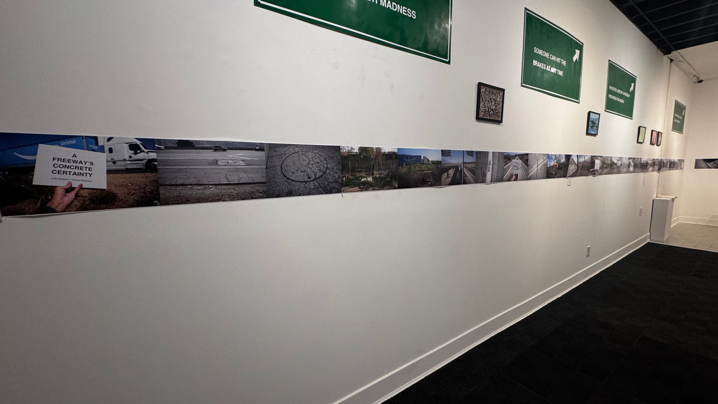 VERY LONG PHOTOGRAPH WITH POETRY: A FREEWAY’S CONCRETE CERTAINTY (Part 1),