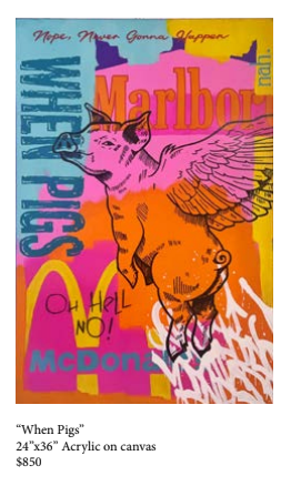 "When pigs" by Thalo Halo