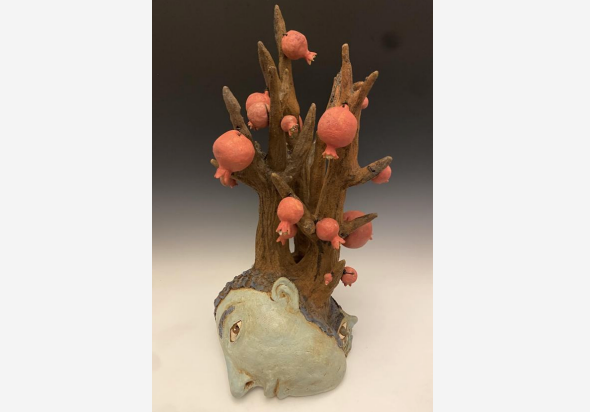 Pomagranate Tree by Gina Lawson Egan