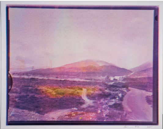 "Santa Ana River, 2025 Risograph Print by Andrew K. Thompson