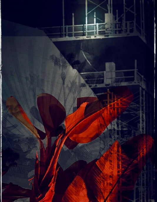 Red Among The Ruins #10  by Karen Numme