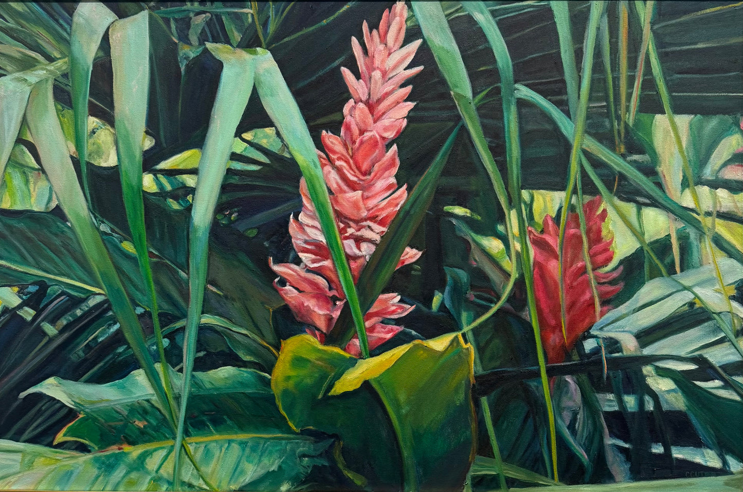 Two Pink Ginger by Cynci Cutter