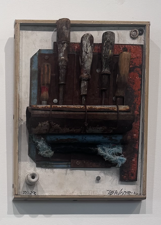 FIVE SCREW DRIVERS WITH PAINT by Tom Tomlinson