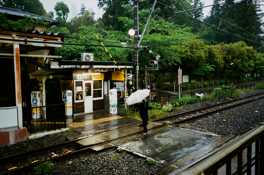 "Running from the rain" Photograph by Justus Milhon