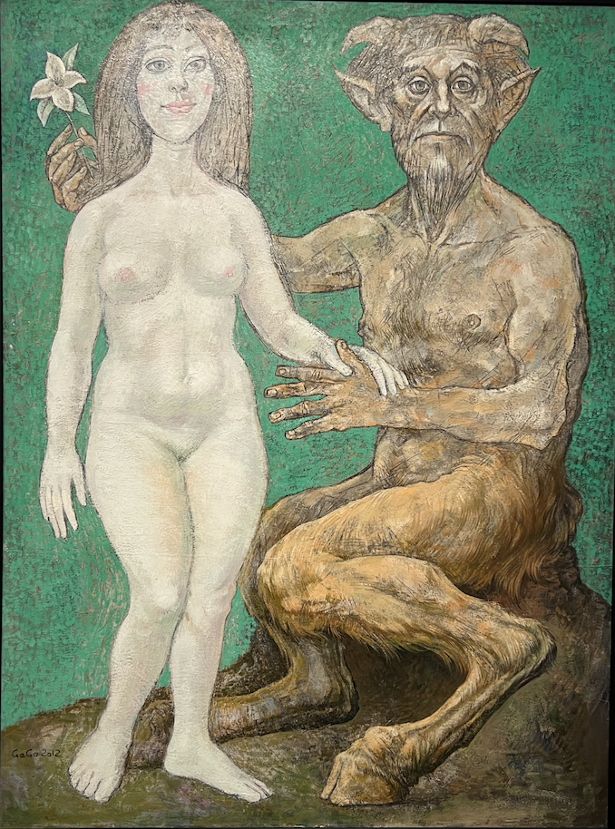 "Satyr and Nymph