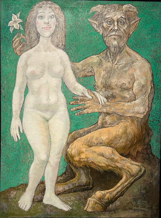 "Satyr and Nymph